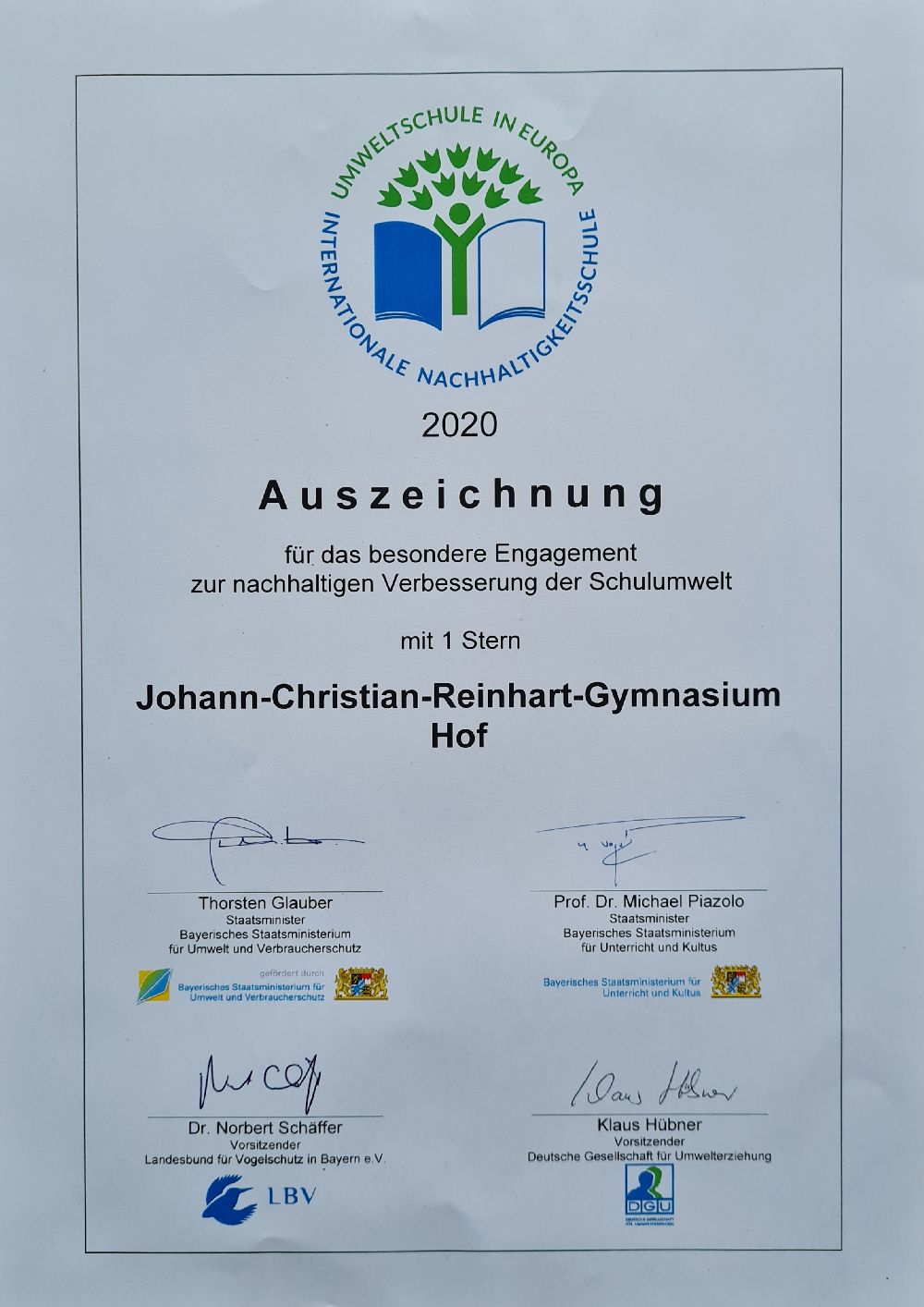auszeichnung